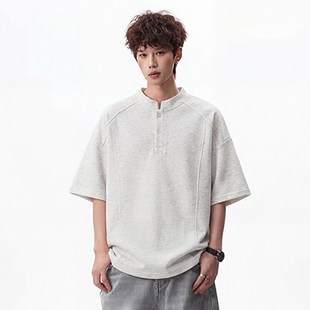 半袖 t恤男美式 短袖 「设计师品牌」曼巴棉280g2026春款