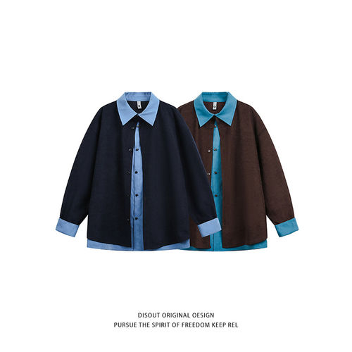 「设计师品牌」新款秋季时尚潮流长袖衬衫