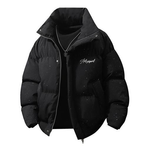 「设计师品牌」满天星立领加厚棉衣外套