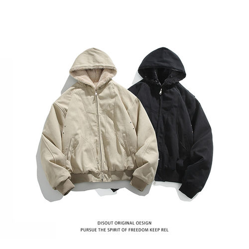 「设计师品牌」冬季棉衣重磅16安帆布座山雕