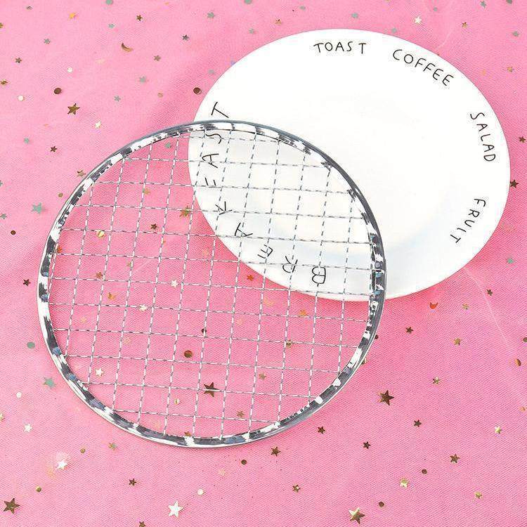 儿童解压史莱姆网格泥手工圆形拉花起泡胶网格diy做泥材料高颜值