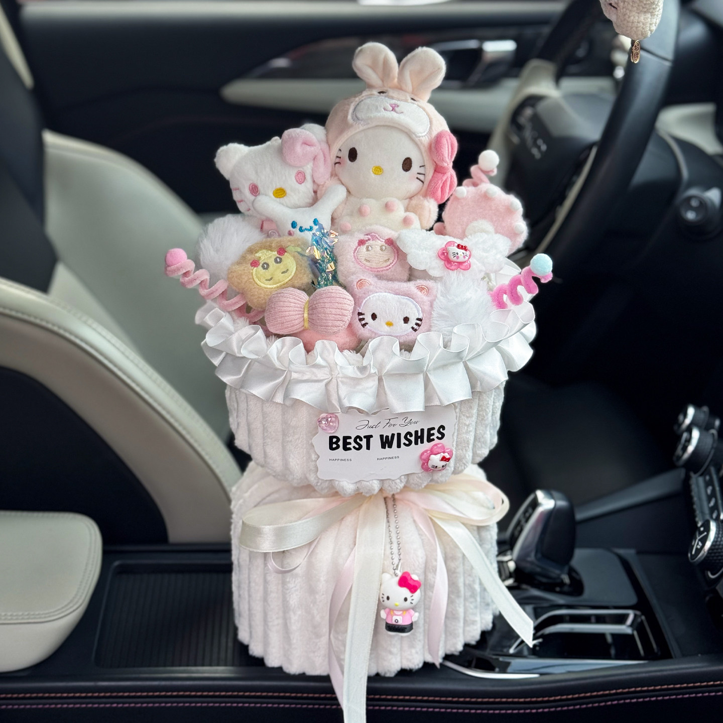 创意生日礼物KT猫玩偶花束送女友闺蜜圣诞节礼物凯蒂猫情人节礼物