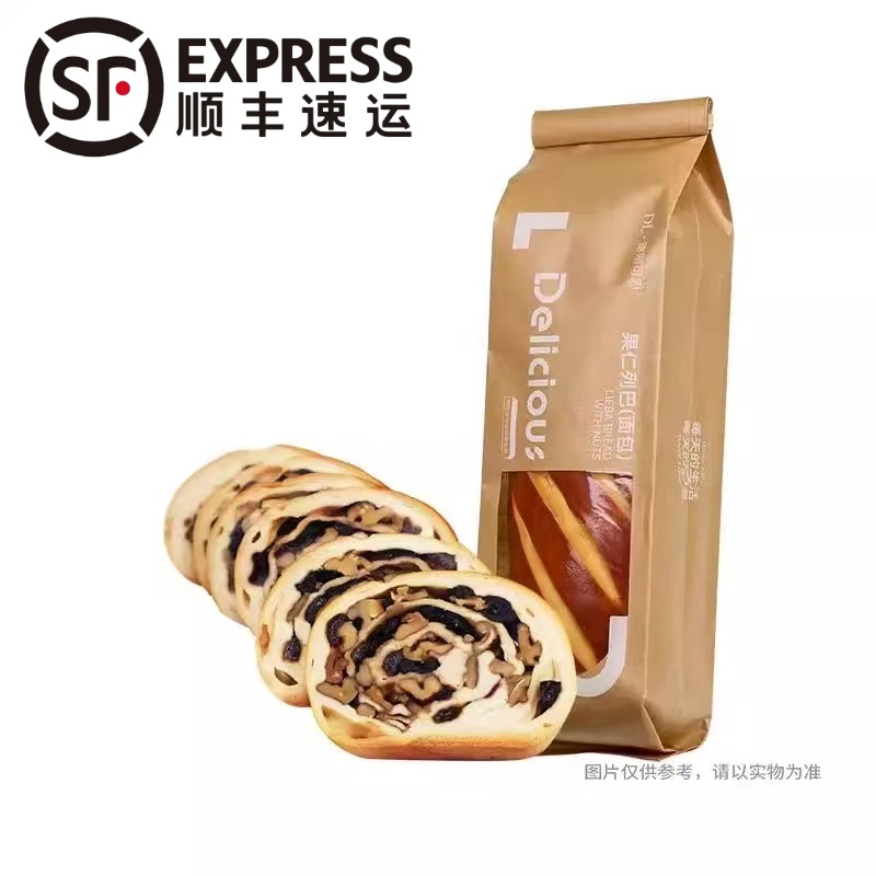 胖东来代购德丽可思果仁列巴面包