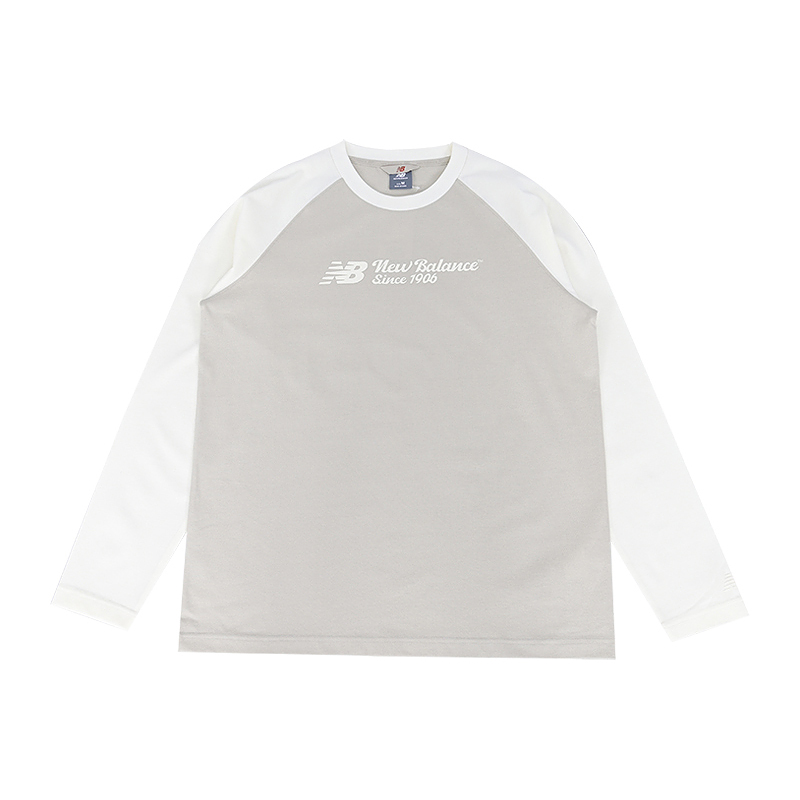 New Balance NB新款男子运动休闲长袖T恤圆领休闲上衣NDF31011