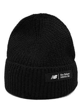 New Balance NB针织帽25冬季男帽女帽休闲潮流纯色毛线帽LAH44407