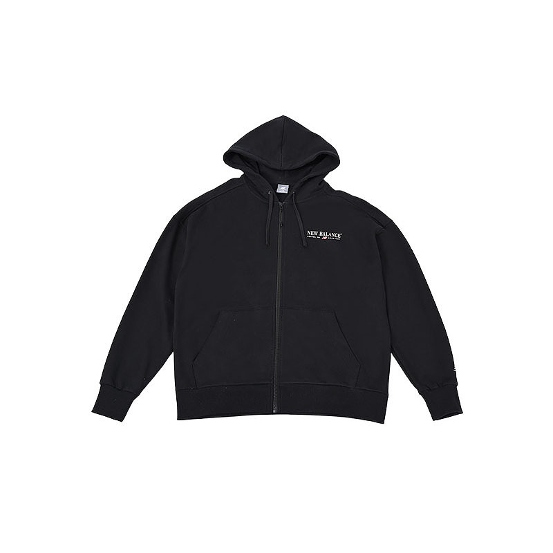 New Balance NB新款男运动休闲拉链连帽外套时尚百搭上衣AMJ51372