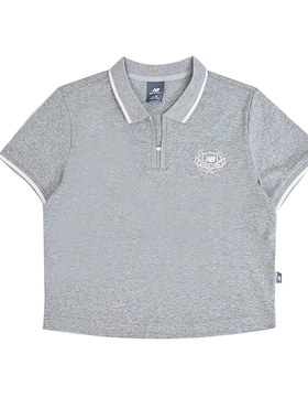 New Balance NB夏季新款女子短袖POLO衫翻领潮流百搭T恤WT61R090