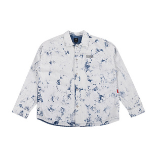 VANS范斯25新款蛇年限定系列男扎染休闲牛仔夹克外套VN000R5KF48