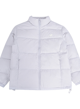 New Balance NB新款男子保暖休闲羽绒服立领纯色宽松外套AMJ54328