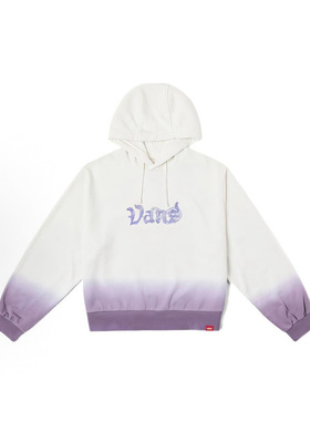 VANS范斯新款秋季女子长袖套头衫百搭休闲连帽卫衣VN000P3AF7K