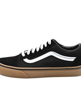VANS范斯Old Skool复古生胶底经典黑色男女鞋休闲板鞋VN0001R1GI6