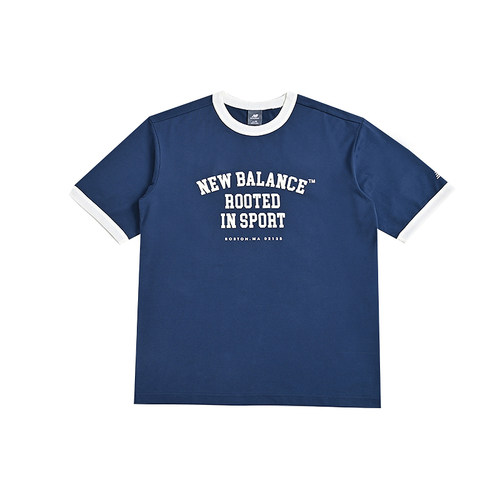 New Balance NB新款男子休闲短袖舒适百搭运动圆领T恤衫MT61I403