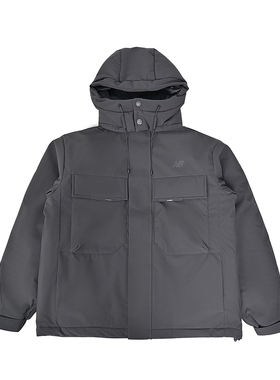 New Balance NB新款男子潮流百搭连帽羽绒服休闲夹克外套AMJ54344