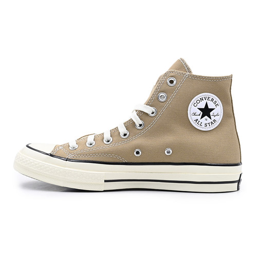 converse匡威男女1970S经典高帮帆布鞋卡其色运动休闲板鞋168504C