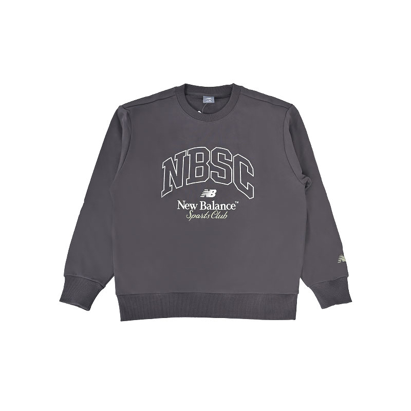 New Balance NB新款男子潮流圆领卫衣宽松百搭休闲套头衫AMT54318