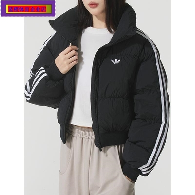 三叶草棉服女2025秋冬新款