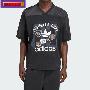新款 夏季 球衣KD6252 JERSEY 运动短袖 DEPT 阿迪达斯三叶草男装
