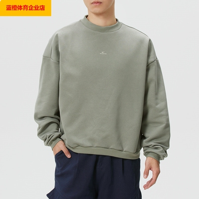 NIKE男装款运动服跑步健身训练圆领休闲卫衣打底套头衫IM5902