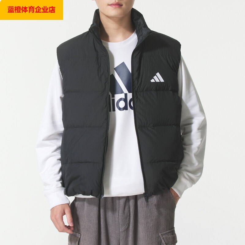 男装运动服26羽绒马甲鸭立