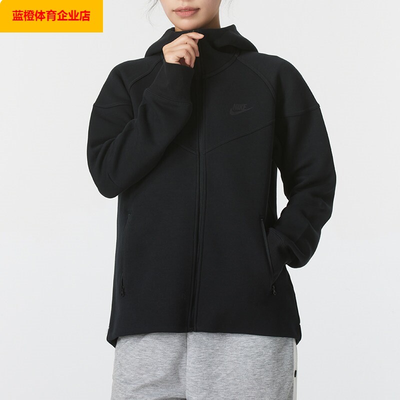 NIKE耐克连帽休闲外套女装春季新款宽松运动服女士夹克上衣FB8339