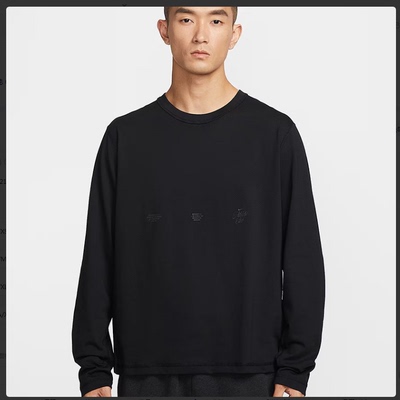 NIKE长袖T恤男装春季新款圆领休闲打底衫运动服上衣潮IF2130