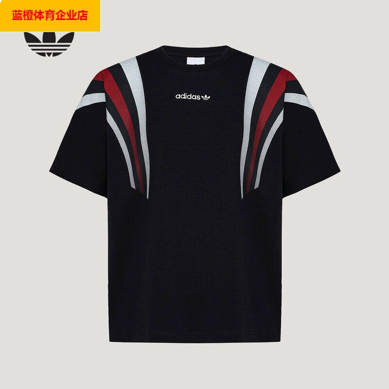 阿迪达斯2026春季新款运动服男装短袖T恤半袖KW2015