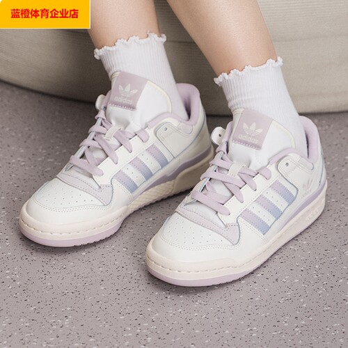 阿迪达斯三叶草男女2026新款OriginalFORUM LOW CL W休闲鞋JP9023