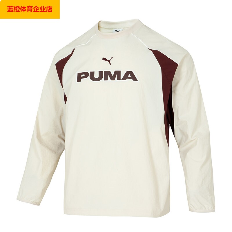 PUMA圆领卫衣男装女装春季新款情侣休闲运动服套头衫潮636281
