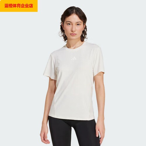 阿迪达斯短袖女装2026夏季新款舒适透气健身运动T恤JZ6282