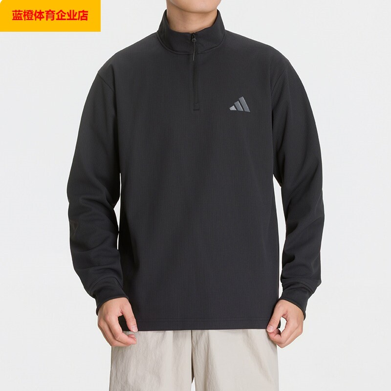 男装半拉链立领运动服跑步