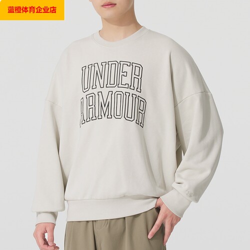 UAIcon高克重圆领卫衣男
