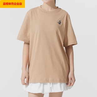 NIKE印花短袖女装复古休闲T恤圆领半袖透气运动服上衣IH0826