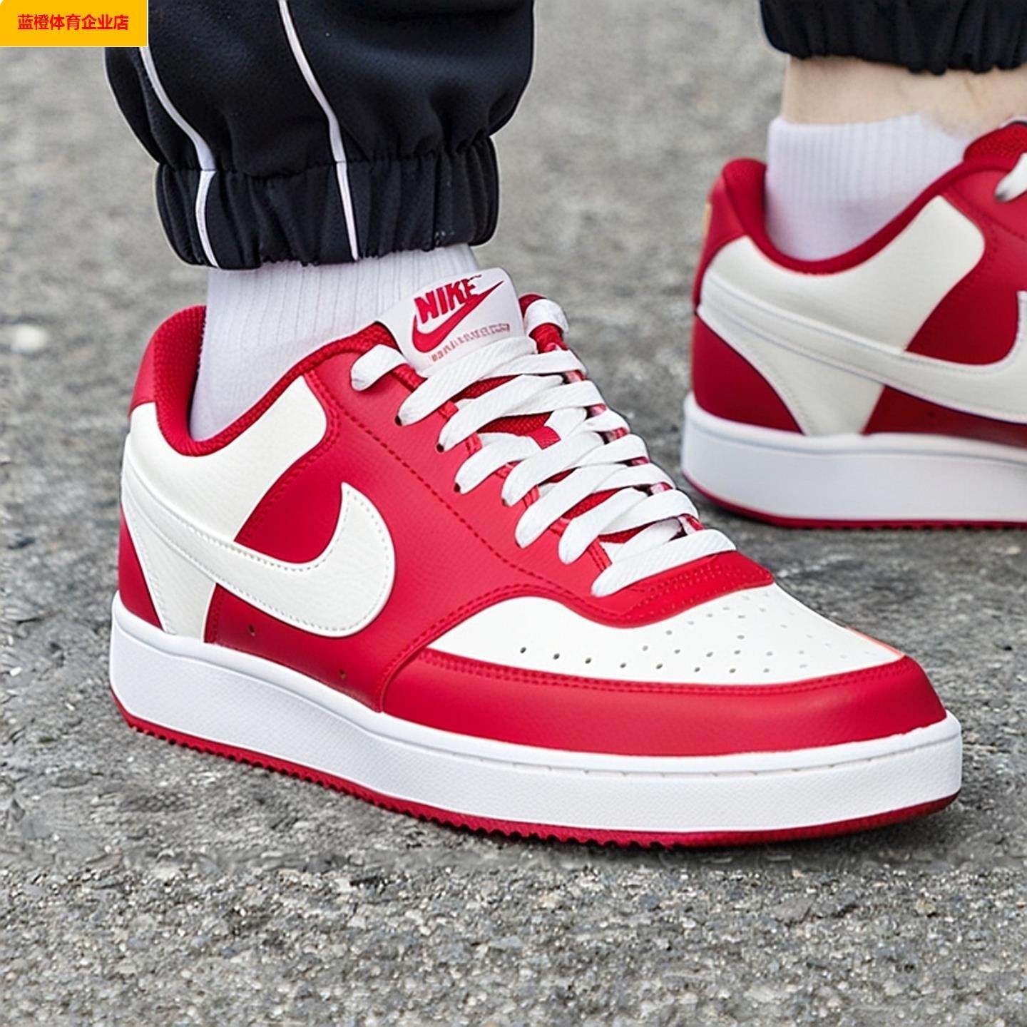 NIKE正品男鞋2026新年款COURT红白运动鞋冬季板鞋休闲鞋HM9862