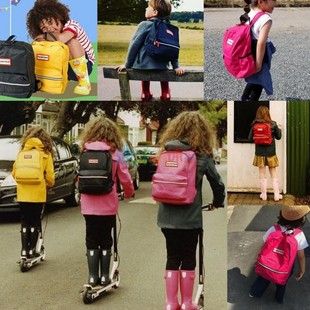 Hunter 男女儿童双肩背包英国ins潮防泼水旅行包电脑包学生书包