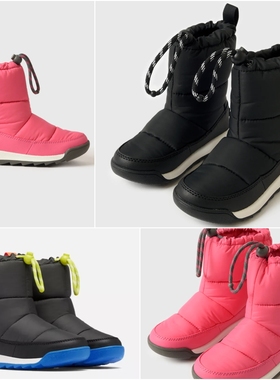 现货SOREL冰熊 WHITNEY PUFFY 亲子大小童防滑防水轻底中筒雪地靴