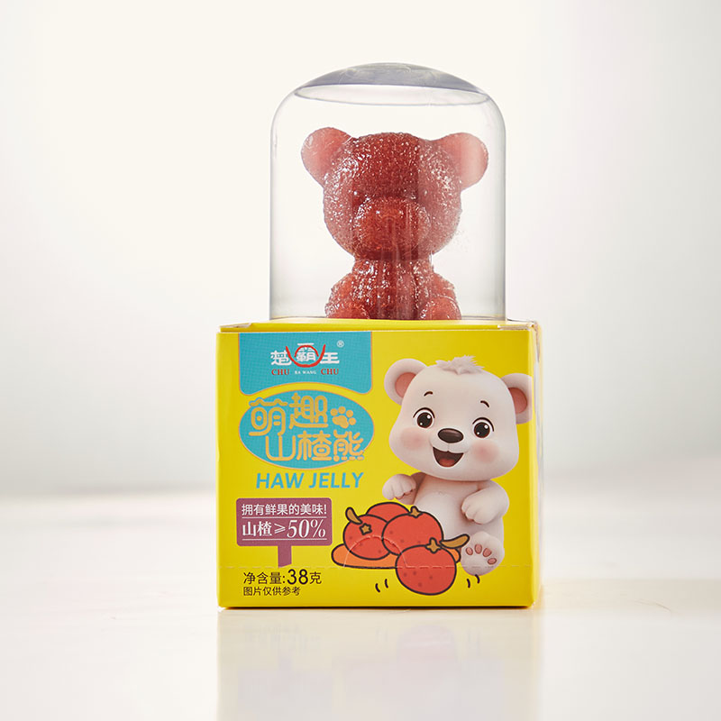 楚霸王卡通小熊山楂棒棒糖儿童