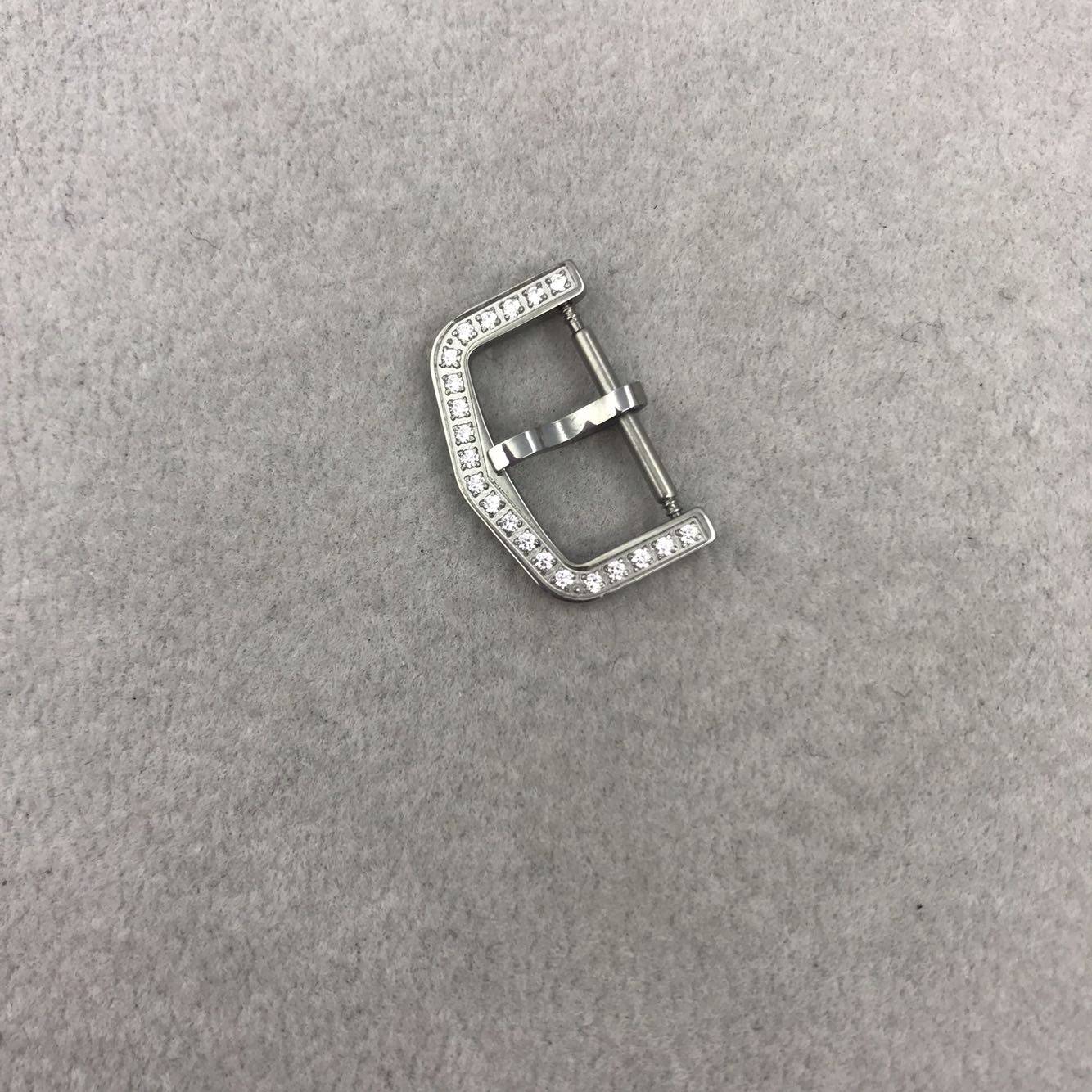 卓越表行 适配芝柏 积家 萧邦 皇后 手表表扣 针扣带钻16mm三色