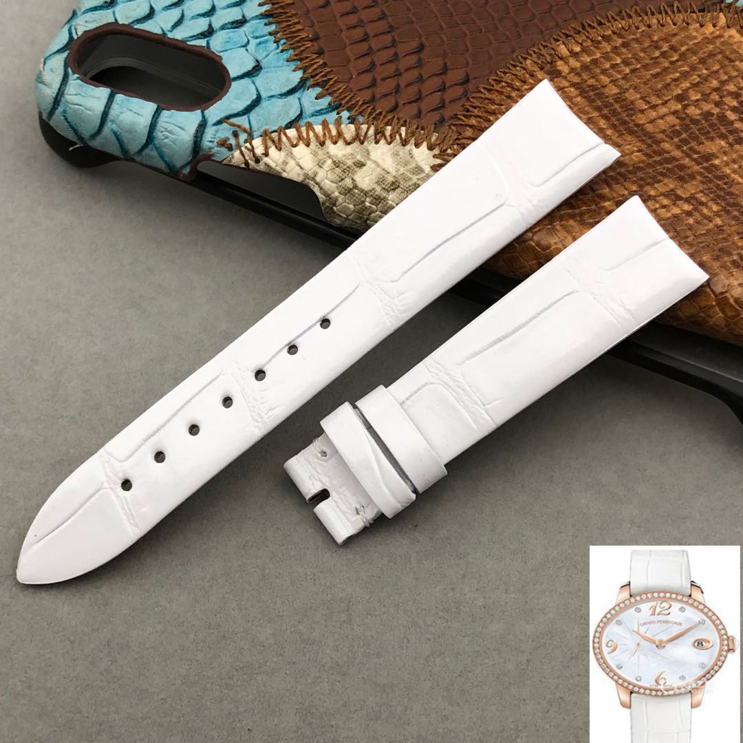适配手表带美洲鳄鱼皮