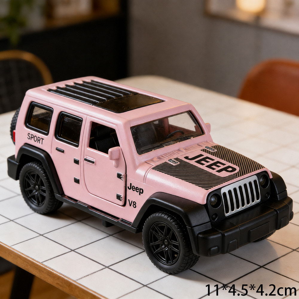 特价处理一批英国订单库存尾货吉普牧马人jeep合金汽车模型摆件图片