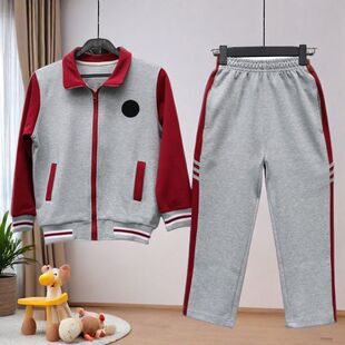 济南市历城区小学生校服春秋外穿运动套装上衣裤子宽松男女统一