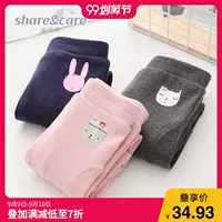 Nhặt quần xà cạp cô gái mùa thu trẻ em mới mặc quần trẻ em quần mỏng bé phim hoạt hình mặc quần - Quần thời trang bé trai