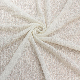 外贸米白香槟色立体抽象浮雕复合布料 服装旗袍礼服裙子上衣面料