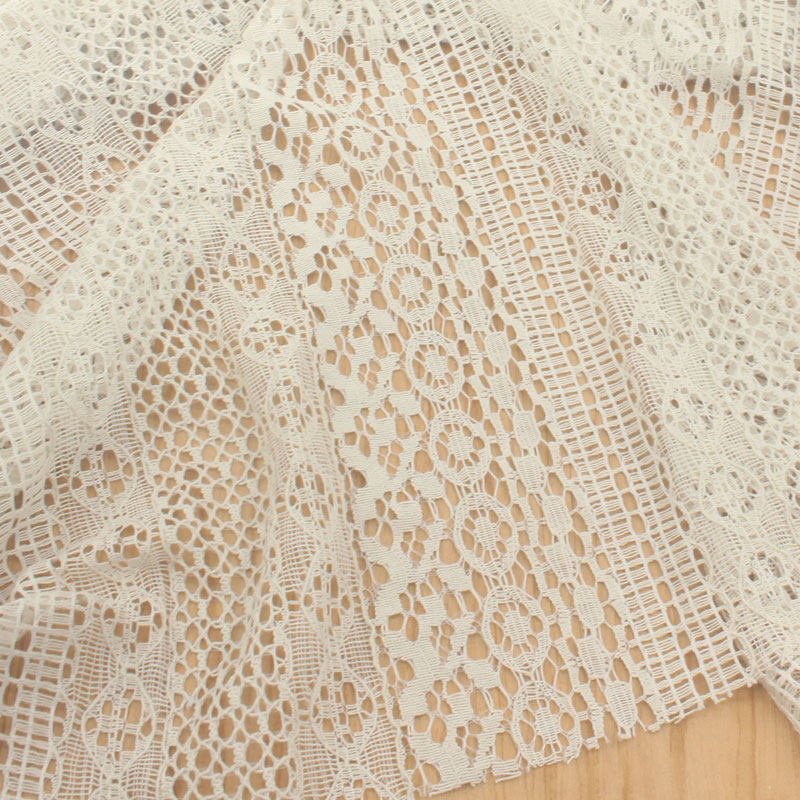 米黄纯色镂空提花骨线菱形条纹蕾丝布料 服装披肩裙子窗门帘面料,居家布艺,海绵垫/布料/面料/手工diy,淘宝优惠券,粉丝福利购,淘宝优惠卷