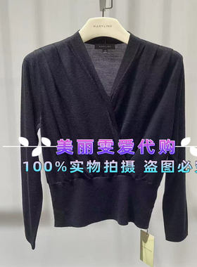 2024玛俪琳MARYLING秋冬款A1EHW03360羊毛套头衫