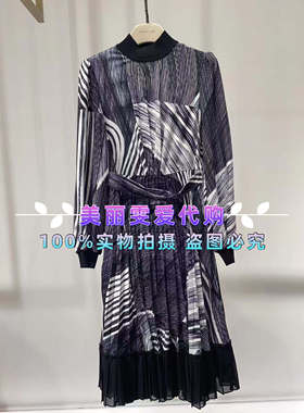 2024玛俪琳MARYLING秋冬款A1EHW62570印花连衣裙