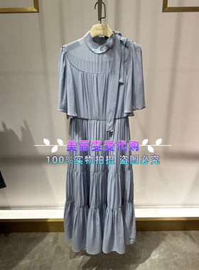 2024春夏款MARYLING玛俪琳A1ECW62960蚕丝连衣裙