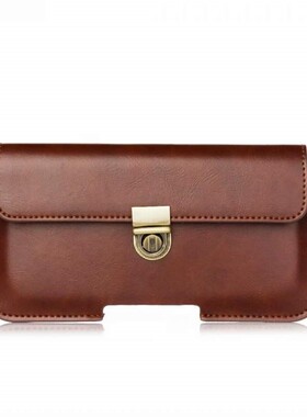 智能机5.5寸6.5寸7.2寸男士手机包老年人穿皮带腰包保护套超薄横