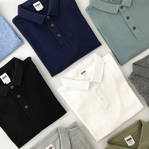 纯色百搭休闲商务同款衣服POLO衫
