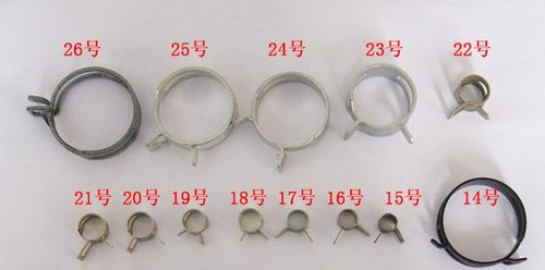 多种弹性汽摩配件油管卡扣