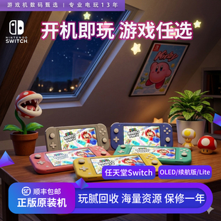 任天堂二手switch lite掌机OLED版游戏机续航版双系统自选游戏